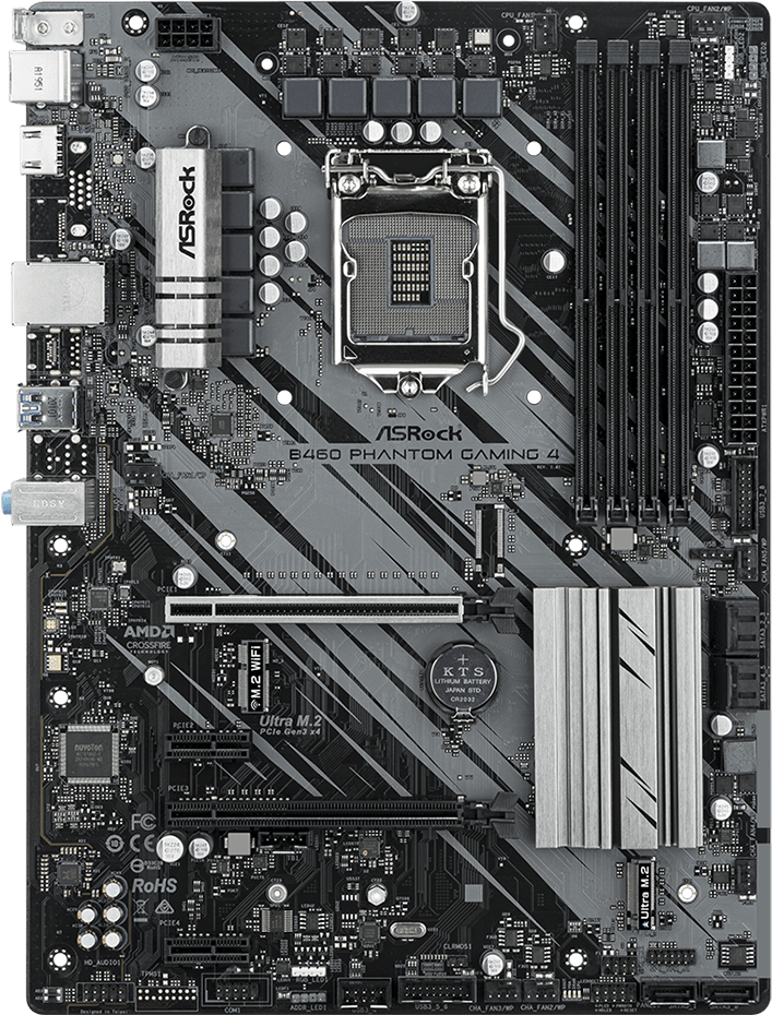 Asrock B460 Phantom Gaming 4 Motherboard Specifications On MotherboardDB